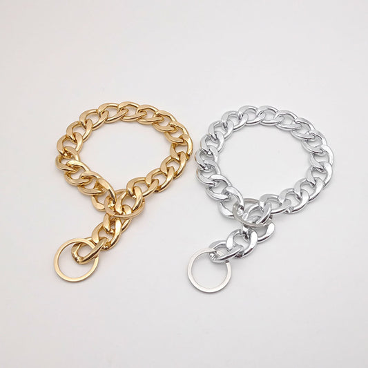 Fashionable Simple Domineering Metal Pet Necklace